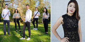 Bild: MUSIK IM RÖMERmuseum:  NWD Bläserquintett & Ah Ruem Ahn: Pour faire plaisir – Um Freude zu machen