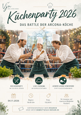 Bild: Küchenparty 2026 - Das Battle der Arcona-Köche