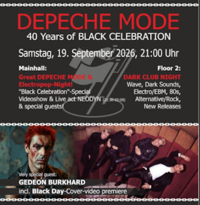 Bild: Great Depeche Mode & 40 years of "Black Celebration" - Party-Special & Dark Club Night!