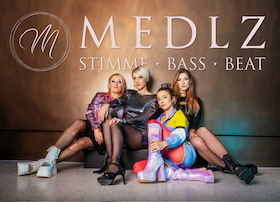 Bild: Zum Weltfrauentag: Medlz „Die 90er – a cappella" - Zum Weltfrauentag: Medlz „Die 90er – a cappella"