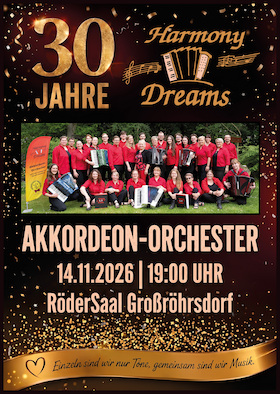 Bild: 30 Jahre Akkordeonorchester „Harmony Dreams“