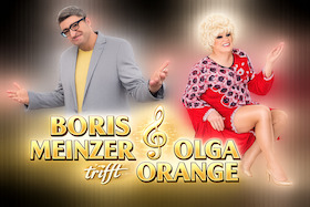 Bild: BORIS MEINZER TRIFFT OLGA ORANGE  (Comedy-Travestie-Schlager-Dinner)