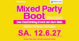 Bild: Mixed Party Boot Frankfurt - Das Daydrinking Event auf dem Main