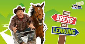 Bild: Bernd Hackl on Stage - Ohne Brems`und Lenkung