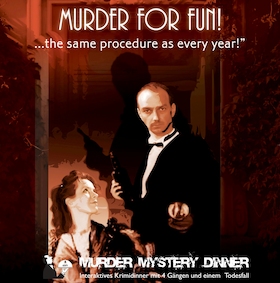 Bild: Krimi Murder Mystery Dinner – Murder For Fun - Interaktives Krimidinner mit 4 Gängen und einem Todesfall