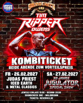 Bild: Kombiticket fürs Tim Ripper Owens - Wochenende
