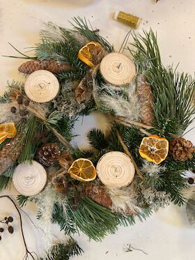 Bild: Adventkranzworkshop