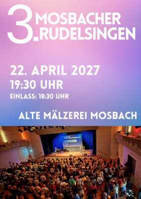 Bild: 3. Mosbacher Rudelsingen - 3. Mosbacher Rudelsingen