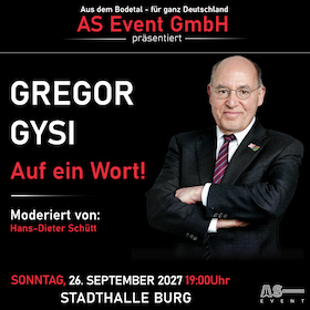 Bild: Gregor Gysi - Auf ein Wort!