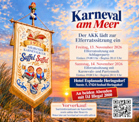 Bild: Elferratssitzung mit Karnevals und Partymusik