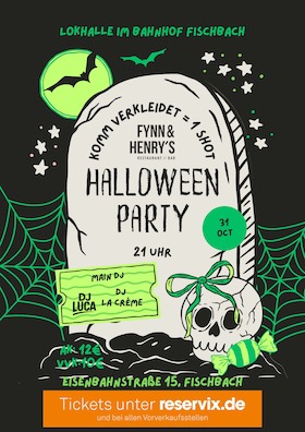 Bild: Halloween Party im Bahnhof Fischbach - Tour 2026