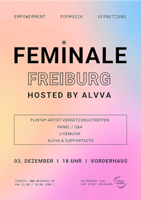 Bild: Freiburger Feminale hosted by ALVVA