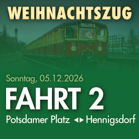 Bild: Fahrt 2 - Potsdamer Platz nach Hennigsdorf und zurück