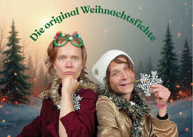 Bild: Die original  Weihnachtsfichte- von Kerzenstumpe über Wärmepumpe - Weihnachtskabarettprogramm