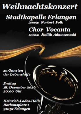 Bild: Stadtkapelle Erlangen - Weihnachtskonzert der Stadtkapelle Erlangen