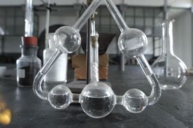 Bild: Experimentalvorlesung im Liebig-Museum