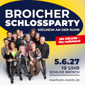 Bild: Broicher Schlossparty - Open-Air im Innenhof mit DELUXE - the radioband