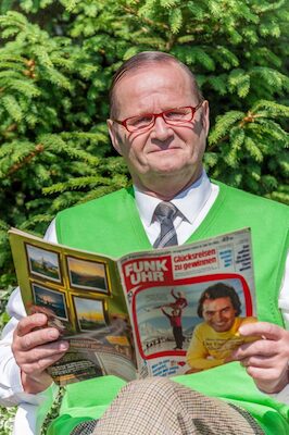 Bild: Hans-Hermann Thielke mit "EINER FÜR ALLE"