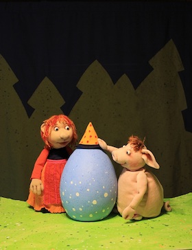 Bild: Die kleine Hexe und das himmelblaue Einhorn