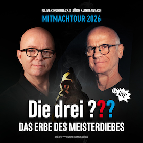 Bild: Die drei ??? Das Erbe des Meisterdiebes als Mitmachhörspiel