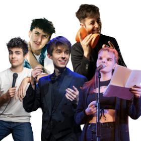 Bild: Maurice Grange, Noah Nehmet, Nicki, Markmoon, Patrick Johansson - Next Generation of Arts - Junge Künstler*innen. Neue Impulse. 