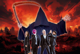 Bild: Generalprobe Weltuntergang - Der Tod (Death Comedy) trifft Die Gorillas (Improtheater). Zu Gast Hieronymus
