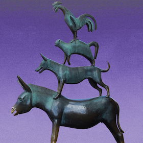 Bild: Die Bremer Stadtmusikanten - nach dem berühmten Märchen