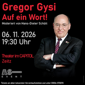 Bild: Gregor Gysi - Auf ein Wort!