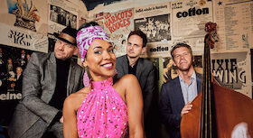 Bild: Myra Maud sings Nina Simone - Myra Maud mit Band zurück im Pavillon