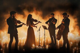 Bild: Bridgerton Musik bei Kerzenschein - Streichquartett