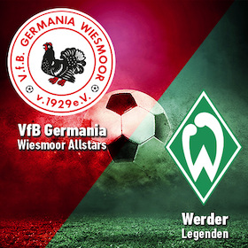 Bild: VfB Germania Wiesmoor Allstars gegen Werder Bremen Legenden