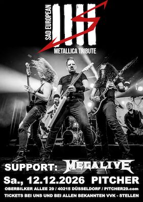 Bild: METALLICA by SAD - Support: MEGADETH by MEGALIVE