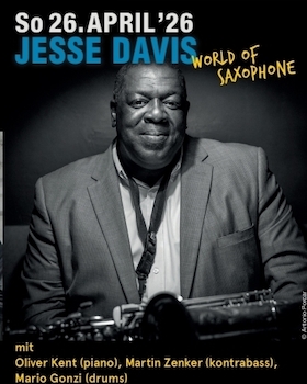 Bild: JESSE DAVIS QUARTET - World Of Saxophone