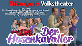 Bild: Chiemgauer Volkstheater - „Der Hosenkavalier“ - Hosen runter! - Ein Kleiderschrank voller Geheimnisse