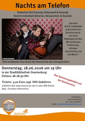 Bild: Nachts am Telefon