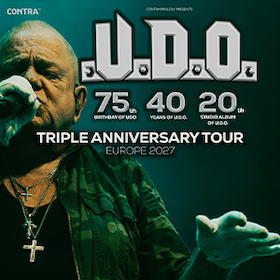 Bild: U.D.O. - Triple Anniversary Tour 2027