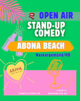Bild: Open Air - Comedy Mix Show - ABONA BEACH  Neckargemünd