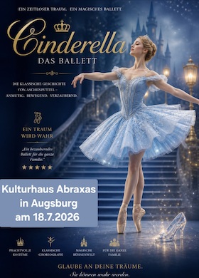 Bild: CInderella - Aschenputtel (ab 4) - Ballett - für Kinder geeignet