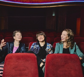 Bild: Textbomben - mit Kirsten Fuchs, Susanne M. Riedel und Ella Carina Werner