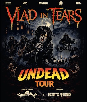 Bild: Vlad in Tears - Undead Tour 2026 - Metalville, Flying Dolphin & Lucky Bob present: