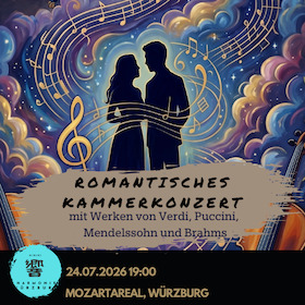 Bild: Romantisches Kammerkonzert mit Werken von Verdi, Puccini, Mendelssohn und Brahms