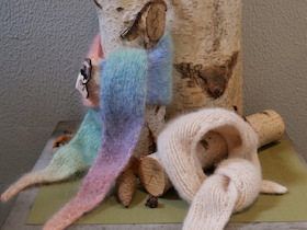 Bild: Wollfühlrunde:  Hals-Bandana stricken