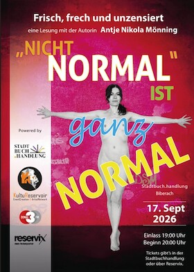 Bild: Antje Nikola Mönning - „Nicht normal ist ganz normal“ - Eine Lesung über Vielfalt, Identität und den Mut, sich selbst treu zu bleiben