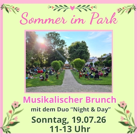 Bild: Sommer im Park - Musikalischer Brunch - mit dem Duo "Night & Day"