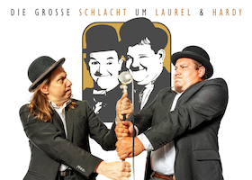 Bild: Die grosse Schlacht um Laurel & Hardy - Stummfilm mit Stimme