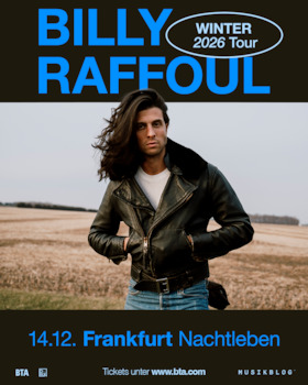 Bild: Billy Raffoul - Winter 2026 Tour