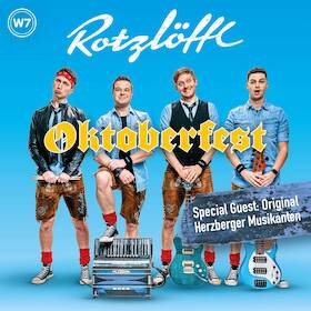 Bild: O'zapft is! Warehouse Oktoberfest mit Rotzlöffl - Special Guest: Original Herzberger Musikanten