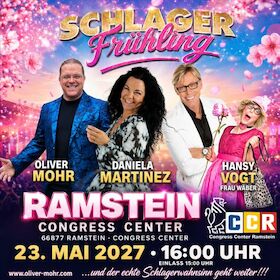 Bild: Schlagerfrühling 2027 - Schlagerstars zu Gast im Congress Center Ramstein