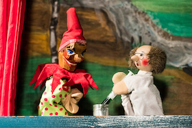 Bild: Bruckis Puppentheater - Kasper und die Schlapparme
