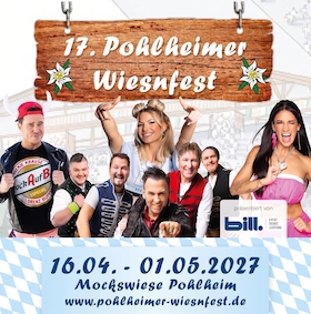Bild: 17. Pohlheimer Wiesnfest - 3. Wiesnhitnacht mit Isi Glück, Blechblos’n & DJ Daniel Fischer